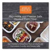 World Centric® Fiber Lids for Bowls, 4.7" dia, Paper, 500/Carton Item: WORBBLSC12NLF