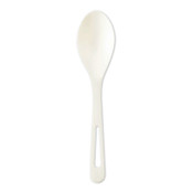 World Centric® TPLA Compostable Cutlery, Spoon, 6", White, 1,000/Carton Item: WORSPPS6