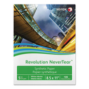 xerox™ Revolution NeverTear, 8 mil, 8.5 x 11, Smooth White, 500/Ream Item: XER3R20176