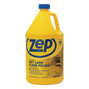 Zep Commercial® Wet Look Floor Polish, 1 gal, 4/Carton Item: ZPEZUWLFF128CT